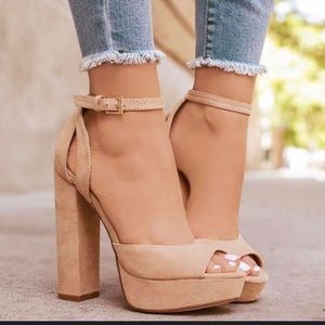 Nude heels